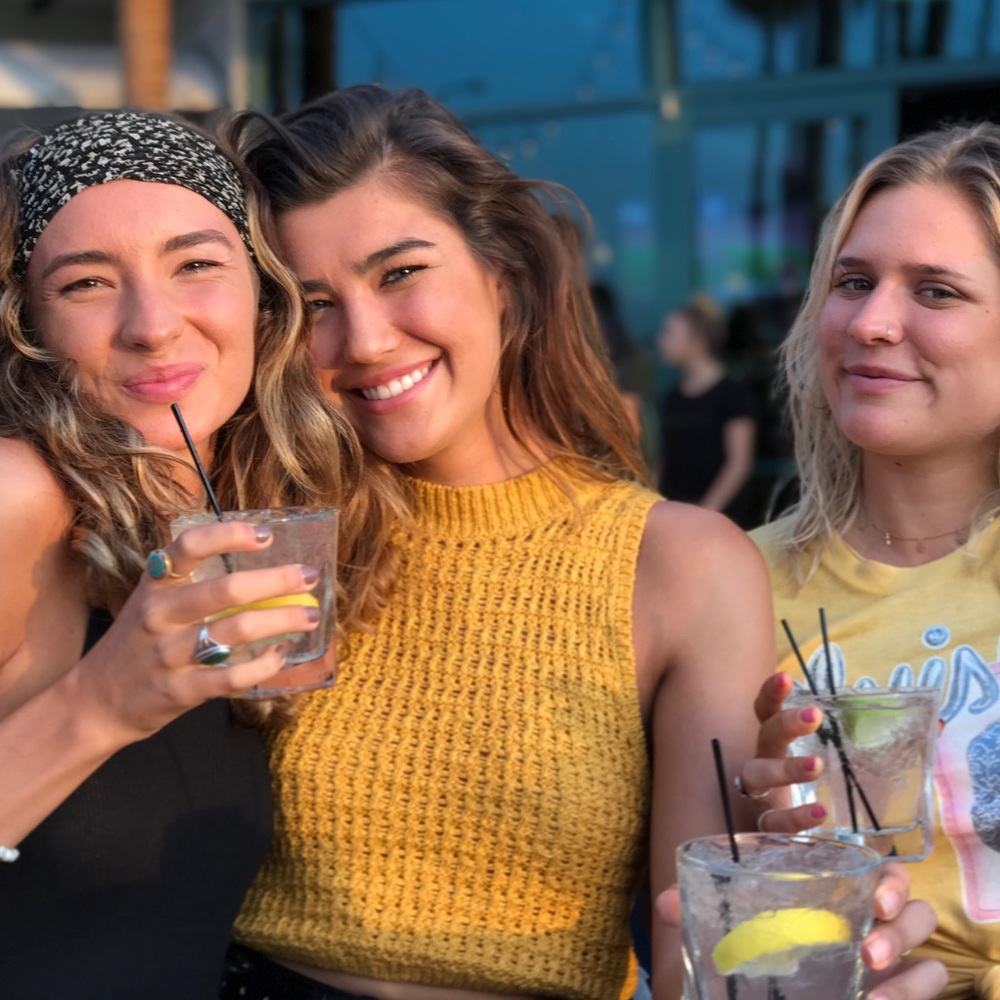 Orange O’Neill Yarn Turtle Neck Tank Top